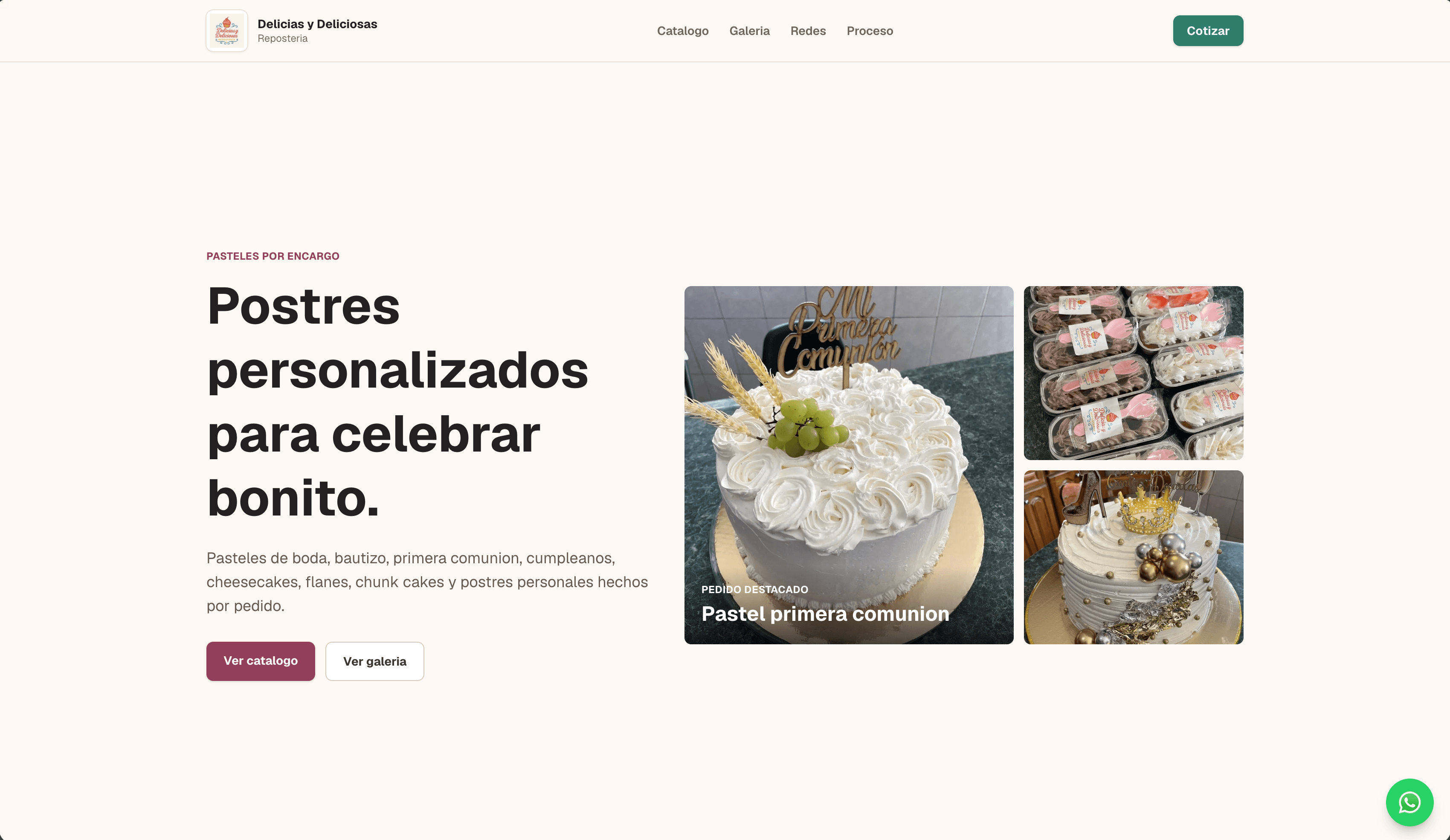 Captura de Delicias y Deliciosas