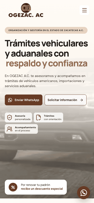 Experiencia móvil